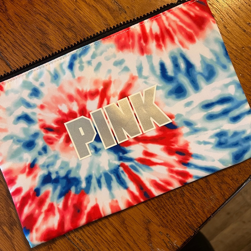 Victoria Secret PINK tie dye cosmetic pouch